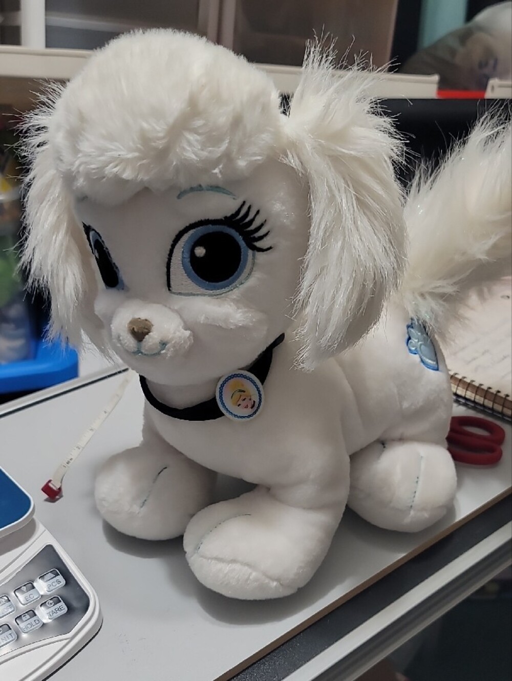 B-A-B Palace Pets Pumkin Plush White Dog